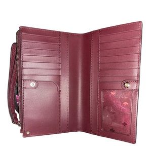 Kate Spade Burgundy Continental Wallet